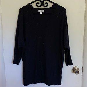 Black sequined sweater